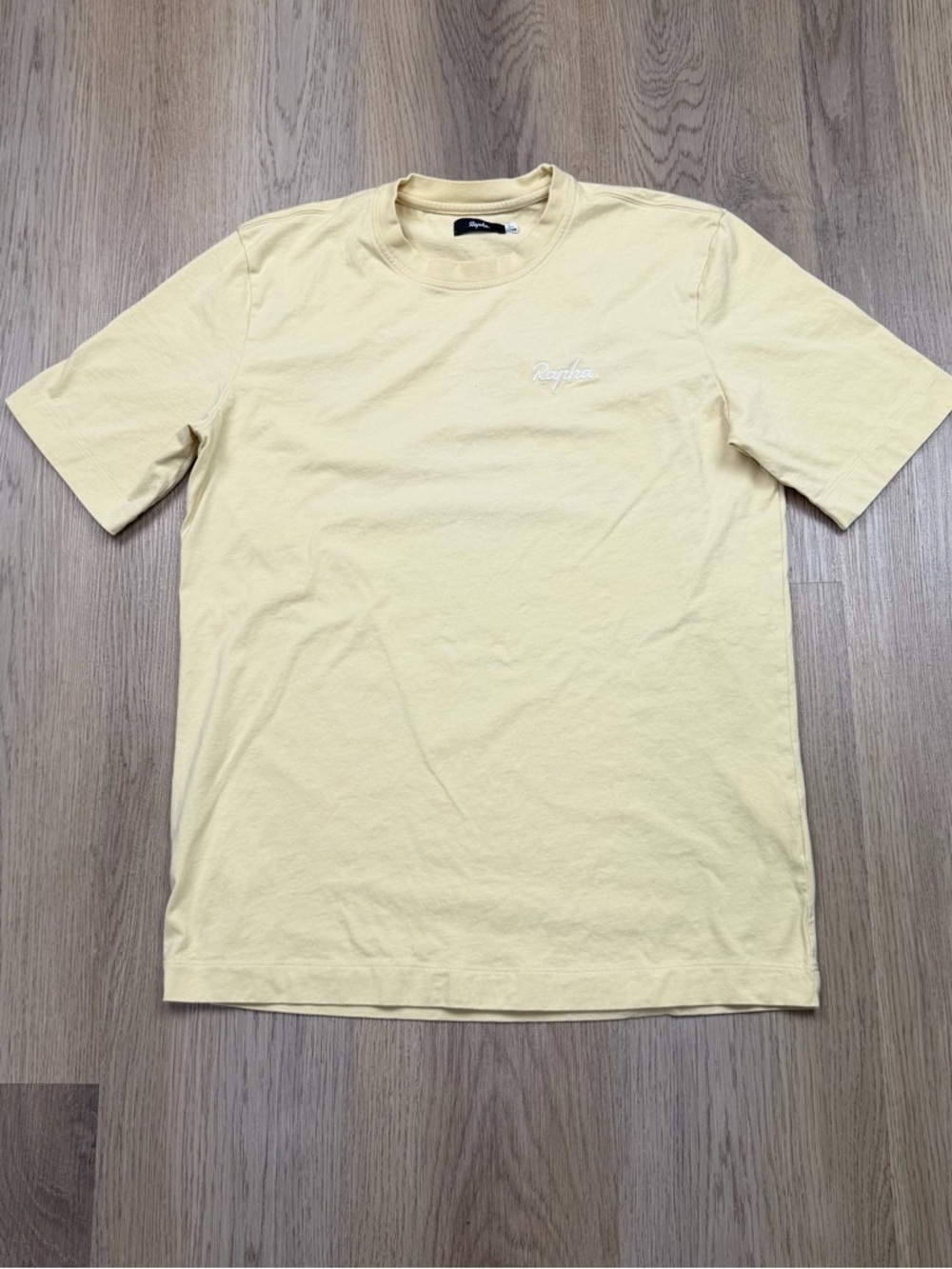 Rapha shirt men’s size S yellow cycling outdoor Austin Texas